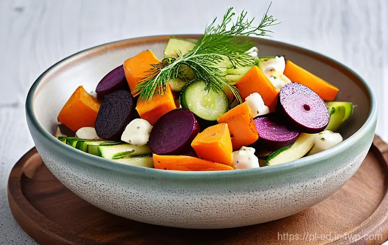 고급 레스토랑 스타일의 한 그릇 식사 - **"Mediterranean Sunshine Bowl"**
    An inviting and wholesome fine dining bowl, radiating warmth a...